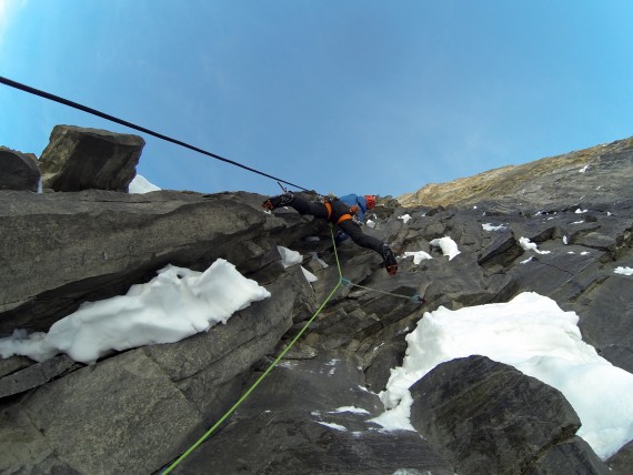 Strmo kombinirano plezanje v smeri Psychological effect